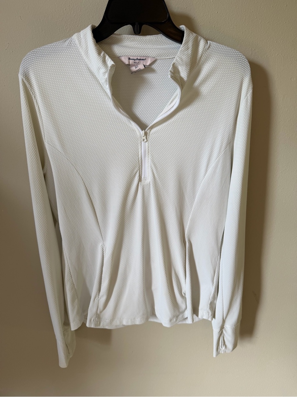 Tommy Bahama Women’s White Golf Jacket Size Large Sporty Clean Look